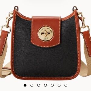 Dooney & Bourke Black and Tan Crossbody Bag